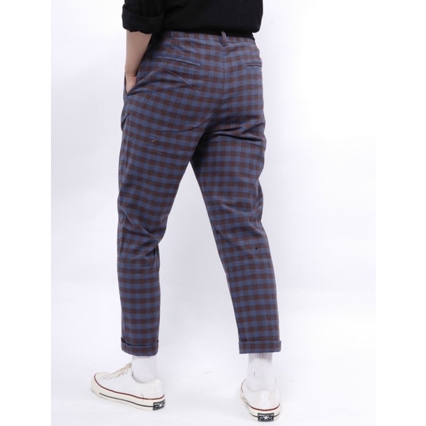 Quần jogger caro thời trang lưng thun nam Nô Store