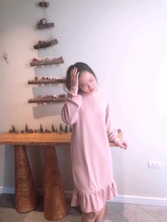 Váy nỉ đuôi cá