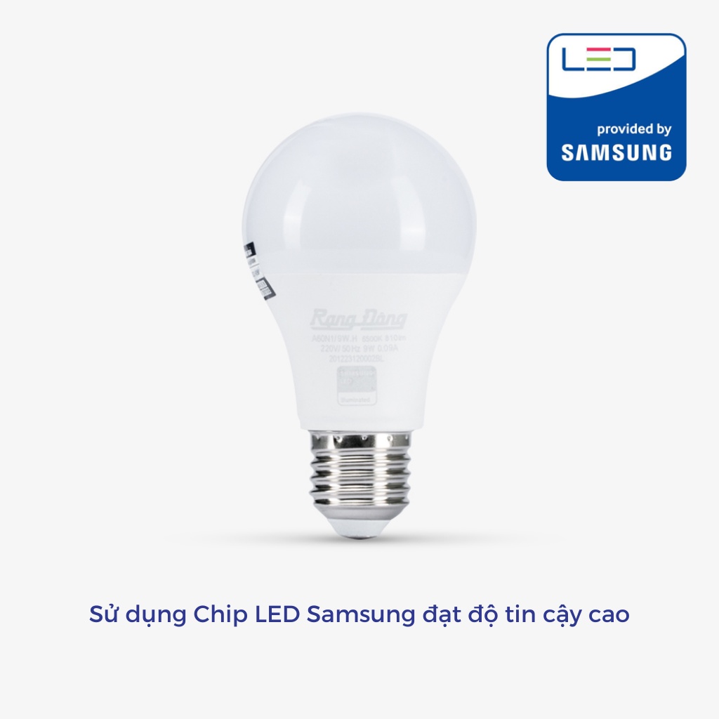 Bóng đèn LED BULB A tròn 15W  Rạng Đông,siêu sáng, Bảo hành 2 năm, Model LED A80N1/15W, tiết kiệm điện