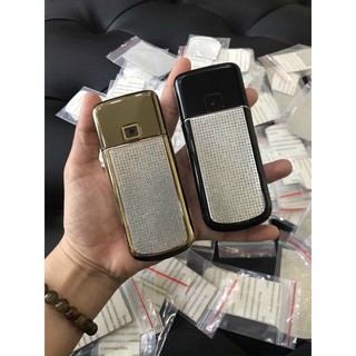 Miếng dán điện thoại da  đính đá 8800
