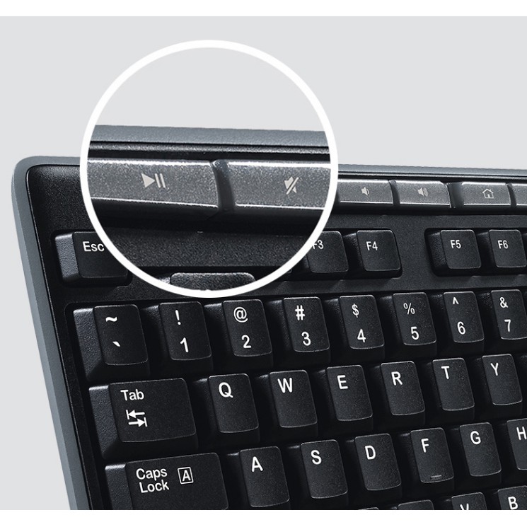 Bàn phím Logitech K200 cắm USB chuyên dụng cho máy tính/laptop/Tablet