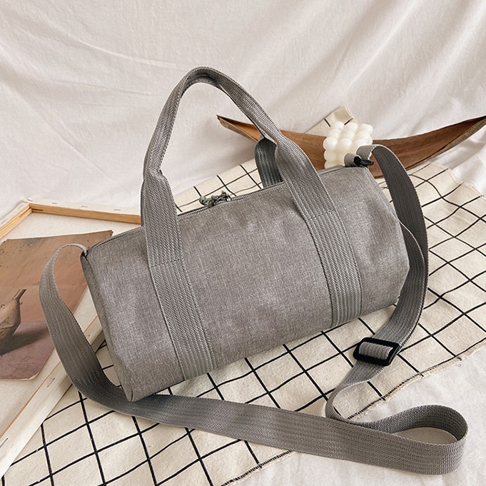 Túi trống đeo chéo ZADA vải canvas phong cách thời trang thể thao trẻ trung