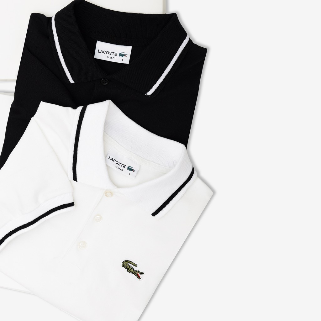 Áo Phông Nam Cá sấu / Áo Thun Nam Cá Sấu Có Cổ Hàng Xuất Cotton thiết kế sang trọng GRAMEN06 | BigBuy360 - bigbuy360.vn