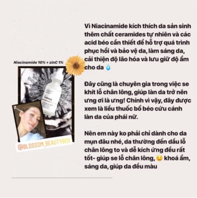 [30/60mL] Serum Tinh chất The Ordinary NIACINAMIDE 10% + Zinc 1% | BigBuy360 - bigbuy360.vn