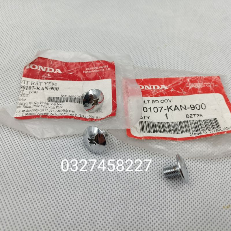 1 Ốc, vít bắt bững yếm xe WAVE, FUTURE... zin Honda