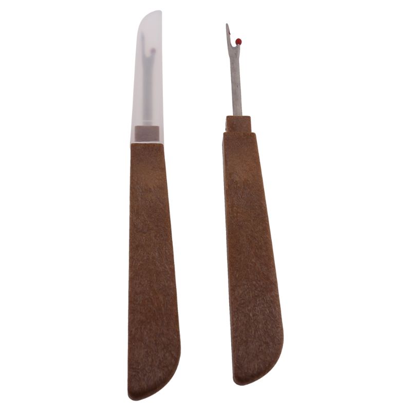 Set 2 Dụng Cụ Tháo Chỉ Thêu Với Tay Cầm Bằng Nhựa Tiện Dụng