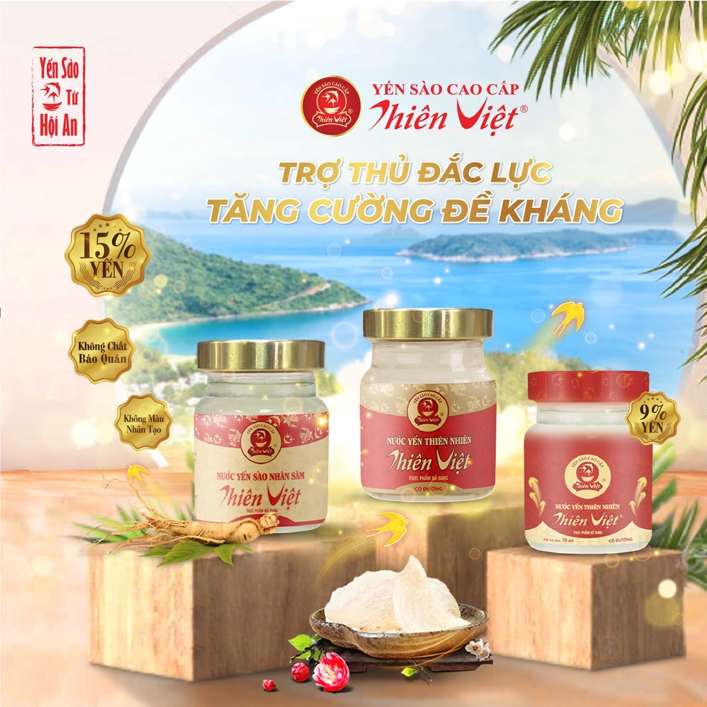 Nước yến sào Thiên Việt  - Hàng chính hãng fullbox