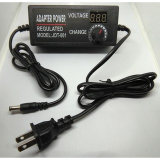 Adapter điều chỉnh điện áp 3-12V 5A có led hiển thị Volt