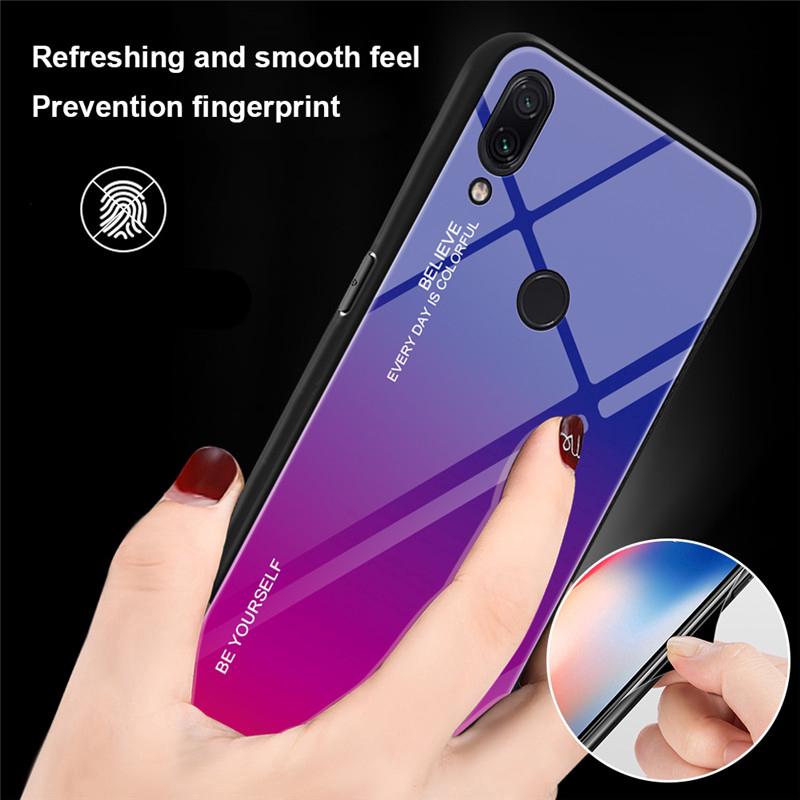 Ốp lưng mặt kính thiết kế màu ombre cho Asus Zenfone Max Pro M1 ZB601KL ZB602K M2 ZB631KL ZB633KL