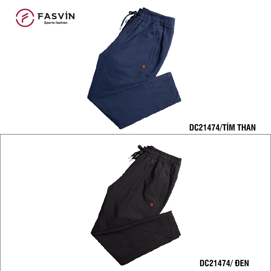 Quần Gió Nam Dài Thể Thao FASVIN DC21487.SG Dáng Baggy Thoải Mái Vải Gió Chun Cao Cấp Hàng Nhà Máy