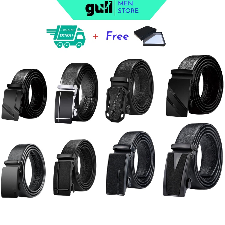 11 mẫu Thắt lưng nam khóa tự động cao cấp Hàn Quốc, dây lưng da nam cực đẹp, dây nịt dài 125 cm vừa tất cả cỡ bụng TL06