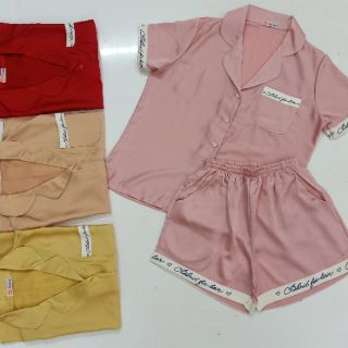 Set đùi đồ bộ chất lụa satin cao cấp