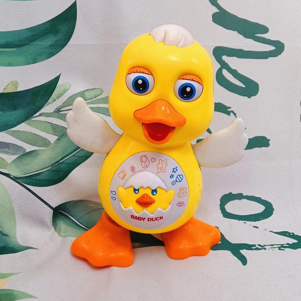 Đồ Chơi Chú Vịt Nhảy Múa Phát Nhạc Có Đèn Vui Nhộn, Vịt Nhảy Theo Nhạc Ngộ Nghĩnh Cho Bé