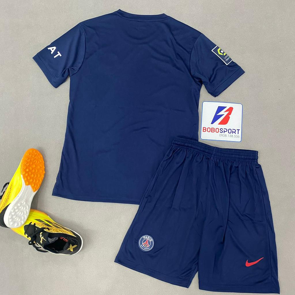 Bộ quần áo đá banh PSG Xanh Đen sân nhà JP2024- FLG