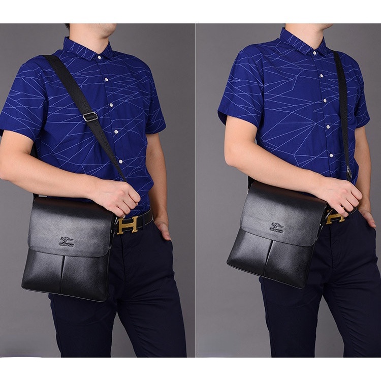 Túi đeo chéo da pu thời trang công sở thanh lịch cho nam