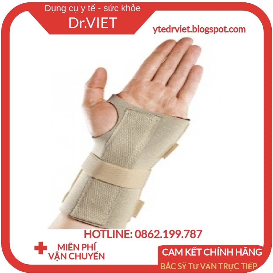 Băng nẹp khớp cổ tay trái Thermoskin chính hãng-THERMOSKIN WRIST HAND BRACE LEFT nhập khẩu Úc-Giúp phục hồi chấn thương