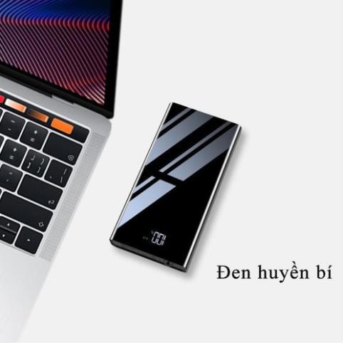 💥[BẢO HÀNH 1 NĂM]💥Sạc Dự Phòng 20000mAh Polymer mini Nắp Gương nhỏ gọn sạc nhanh thích hợp cho mọi Điện Thoại💥HOT💥