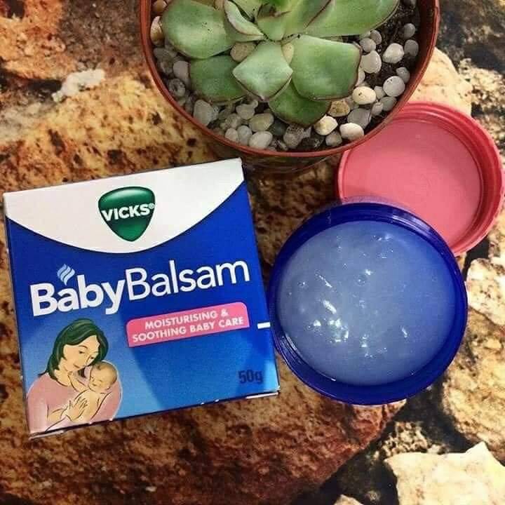 Dầu Vick Baby Balsam 50g Úc Bôi Ấm Ngực Cho Bé