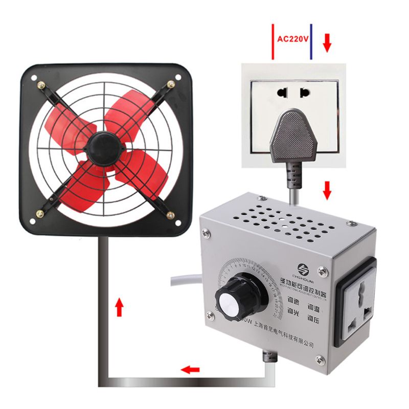 Bộ Điều Chỉnh Tốc Độ Động Cơ SCR 220V 4000W