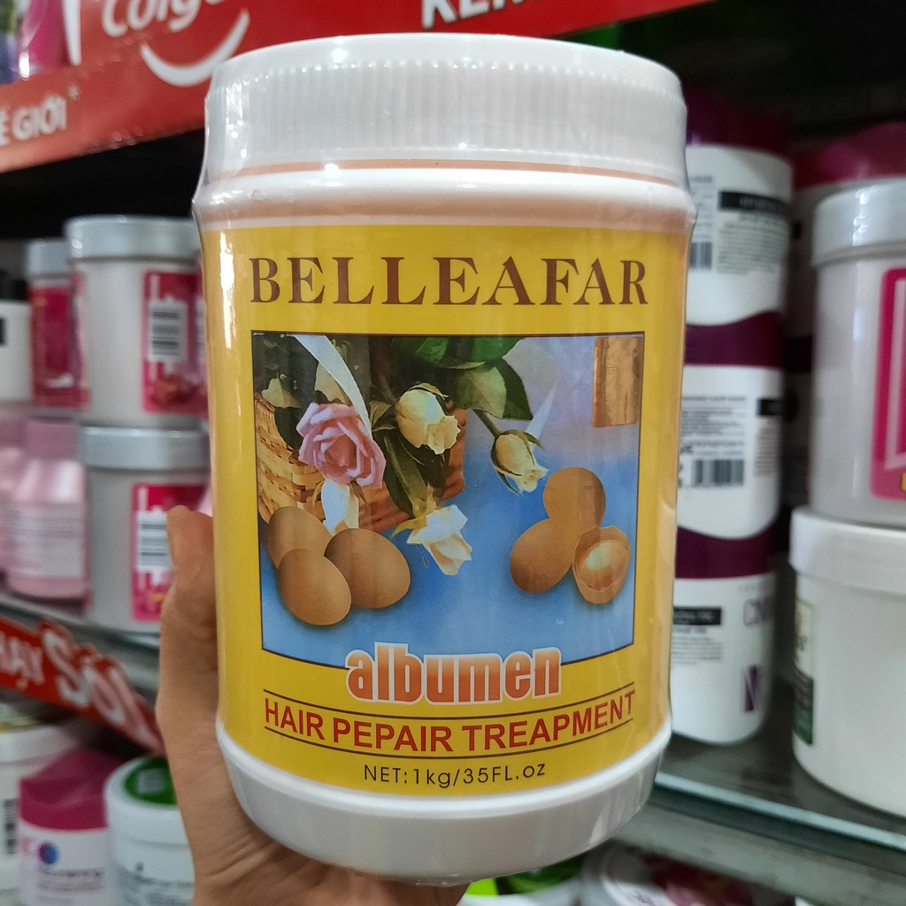 Dầu hấp tóc trứng gà Bell Eafar Kum Fong 1kg