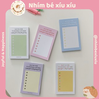 Bộ 50 tấm giấy ghi chú DON'T BE LAZY phong cách HQ VT280