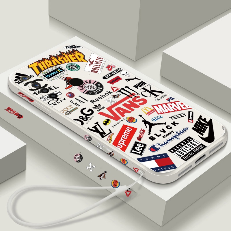 Ốp Điện Thoại Tpu Chống Sốc In Logo Thời Trang Cho Realme 5 5i 6i C3 6 9 Pro Plus 5G 9i 7 7Pro Realme C35 8