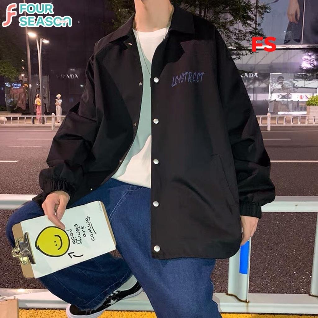 Áo khoác dù unisex form rộng LEASTREET AKD03 4S ulzzang Hàn Quốc chống nắng streetstyle rẻ đẹp
