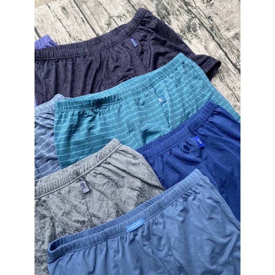 Hàng xuất xịn - Set 5 Quần lót boxer nam chất thun lạnh xuất khẩu