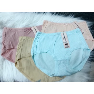 Quần lót thun gân free size 65kg đổ lại