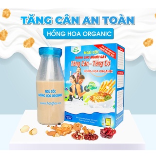Gầy Kinh Niên, Cơ Địa Khó Lên Cân - Ngũ Cốc Tăng Cân Hồng Hoa Organic - Tăng Cân Nhanh, Không Tích Nước