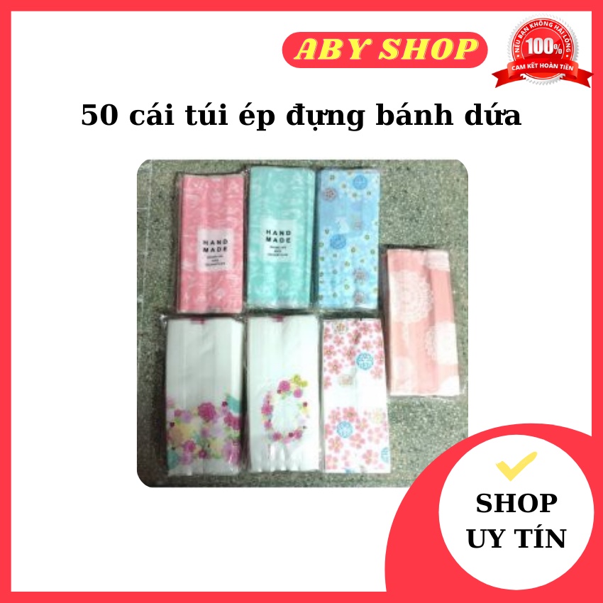 50 cái túi ép đựng bánh dứa ⚡ CAO CẤP ⚡ túi ép đựng bánh thiết kết nhỏ gọn, tiện dụng