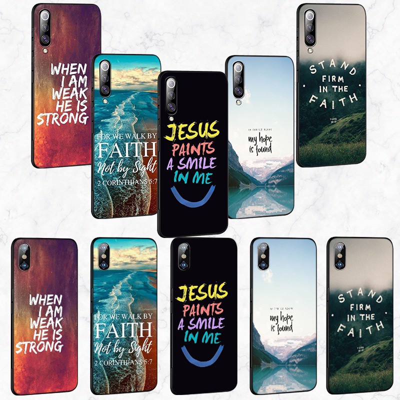 Xiaomi Mi 11 Ultra Poco M3 F3 Redmi K40 Pro GO POCO X2 Soft Silicone Cover Phone Case Casing GR14 Bible Christ Christian