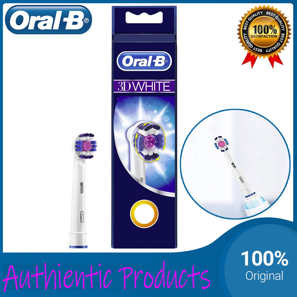 Đầu bàn chải đánh răng điện Oral-B Genuine 3D White Replacement Toothbrush Heads