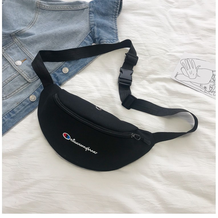 SẴN - Túi Bao Tử Champion Dành Cho Nam/Nữ - 3 Màu Đen/ Trắng/ Xanh