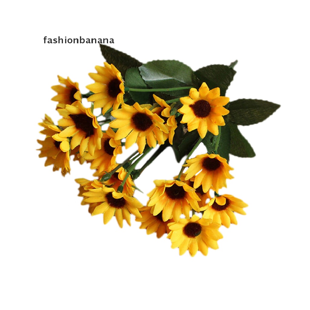 Bó Hoa Hướng Dương Giả 14 Bông Trang Trí Tiệc Cưới