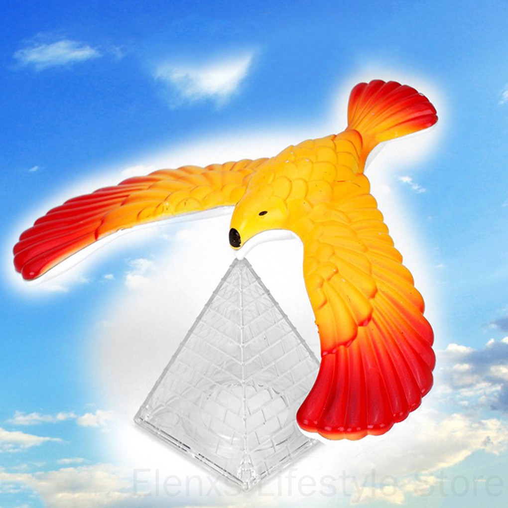 Kids Adults Child Magic Balancing Bird Eagle with Tower Stand Base Toy Learn Gag Gift Desk ELEN