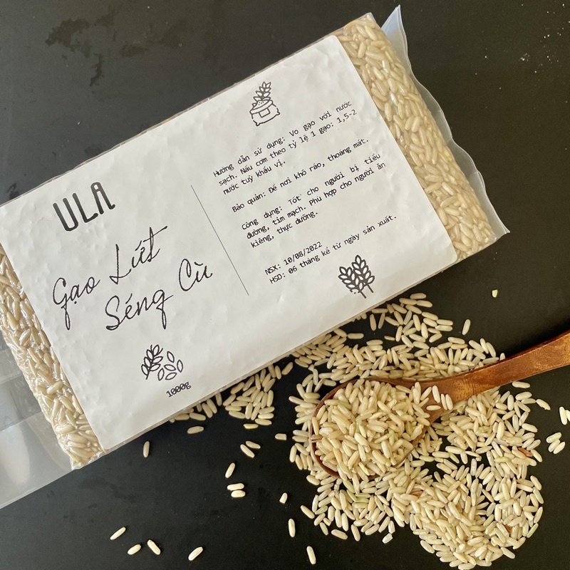 Gạo lứt Séng Cù Loại 1 Thơm Ngon, Giàu Dinh Dưỡng, Gói 1kg Hút Chân Không