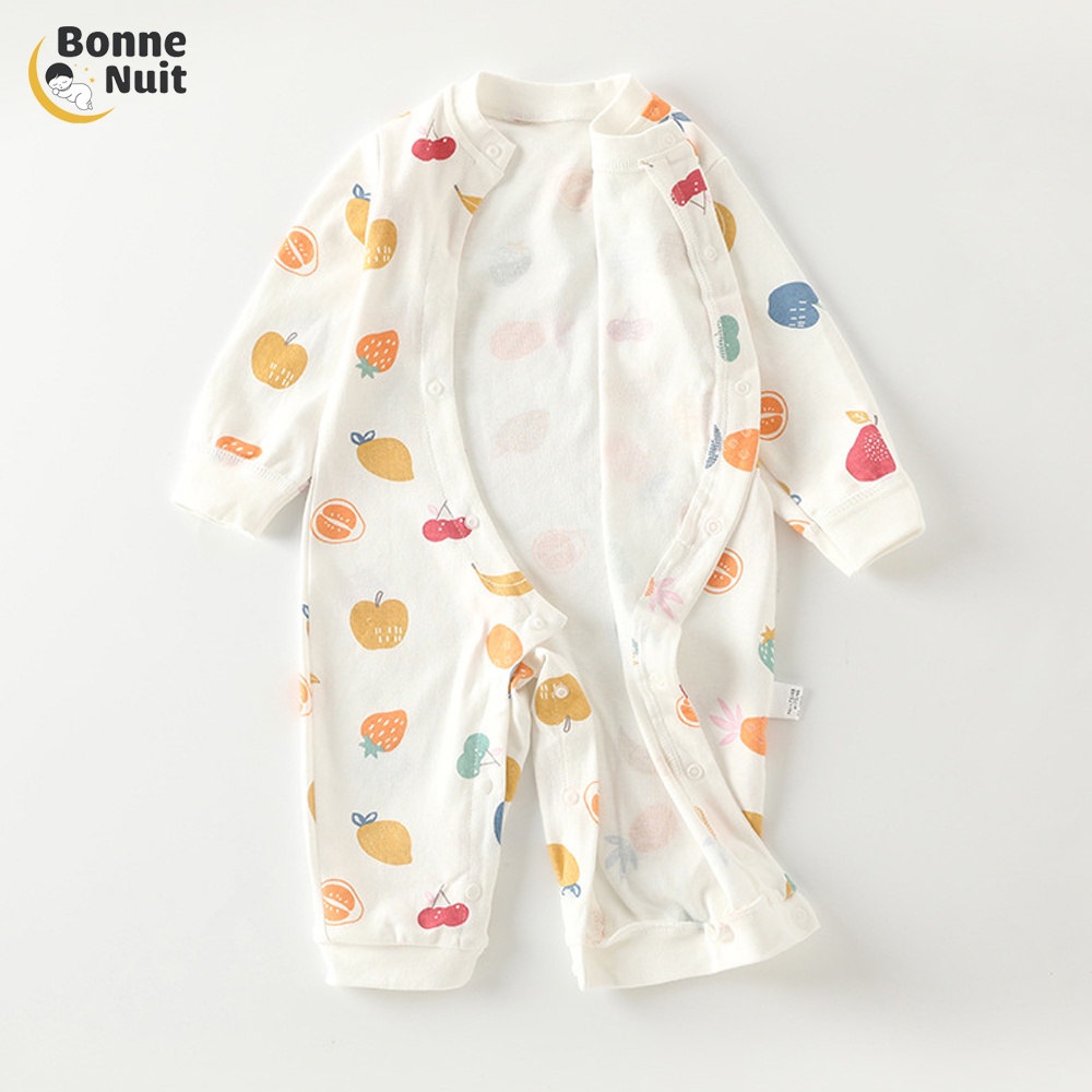 Bộ dài tay sơ sinh cúc bấm  Giá sốc  Bodysuit Colorful siêu xinh cho bé chất liệu Cotton mềm mại, thoáng khí