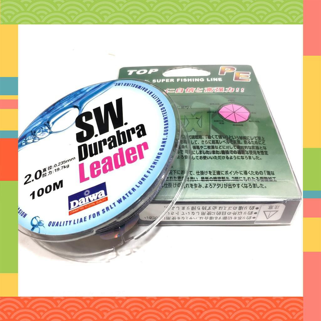 Dù câu cá daiwa SW 4 lõi dài 100m từ 0.16mm đến 0.45mm | Real Fishing - Phụ kiện đồ câu chính hãng cao cấp