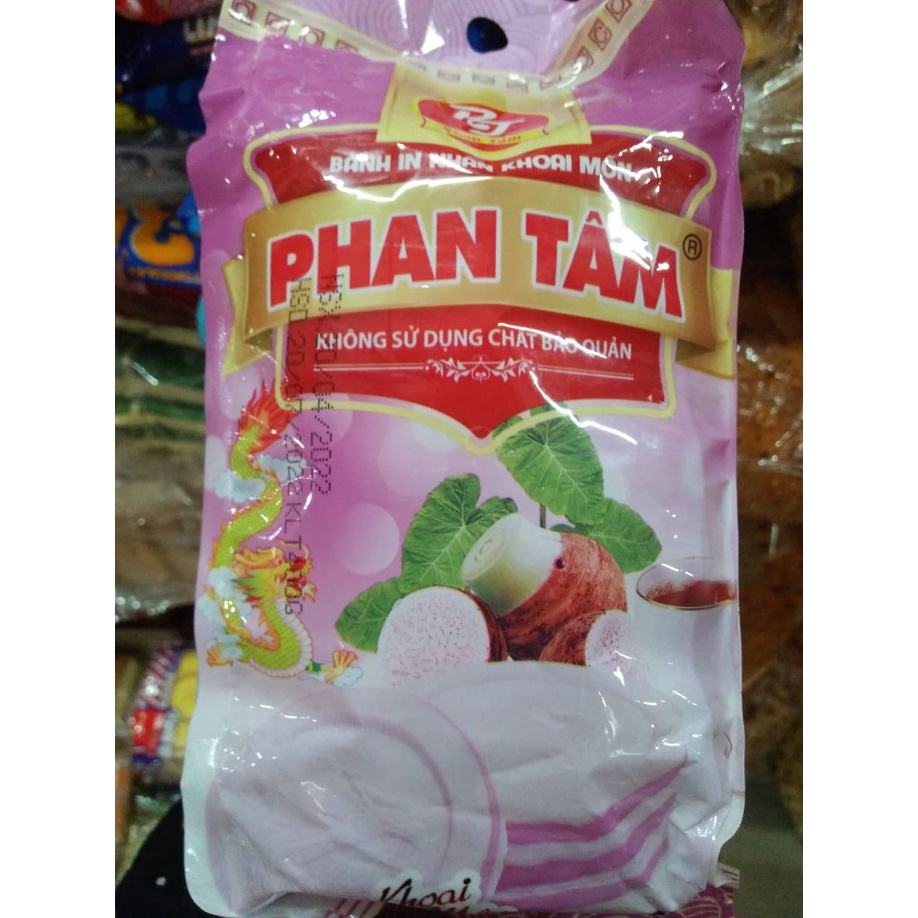 COMBO 4 GÓI BÁNH IN PHAN TÂM NHÂN KHOAI MÔN - gói 400gr