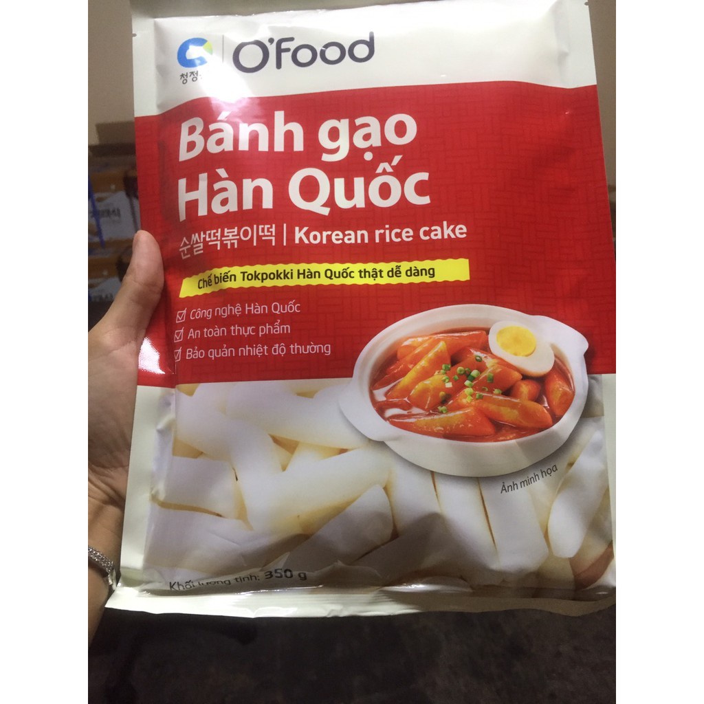 Bánh gạo TOPOKKI Hàn Quốc O'Food gói 350g - 35K