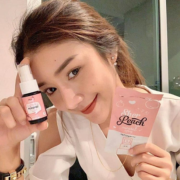 Xịt khoáng Đào SHER PEACH - Thái Lan