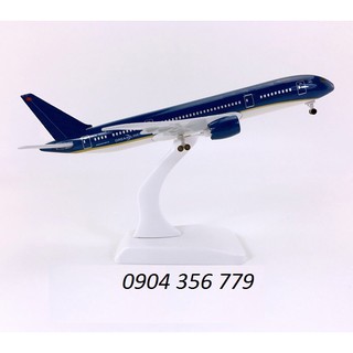 MÔ HÌNH MÁY BAY TĨNH B787 18CM CÓ BÁNH XE