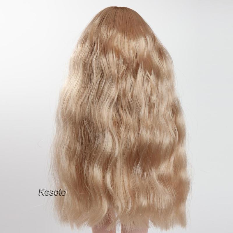 Tóc Giả Xoăn Màu Nâu Cho Búp Bê Tỉ Lệ 1 / 4