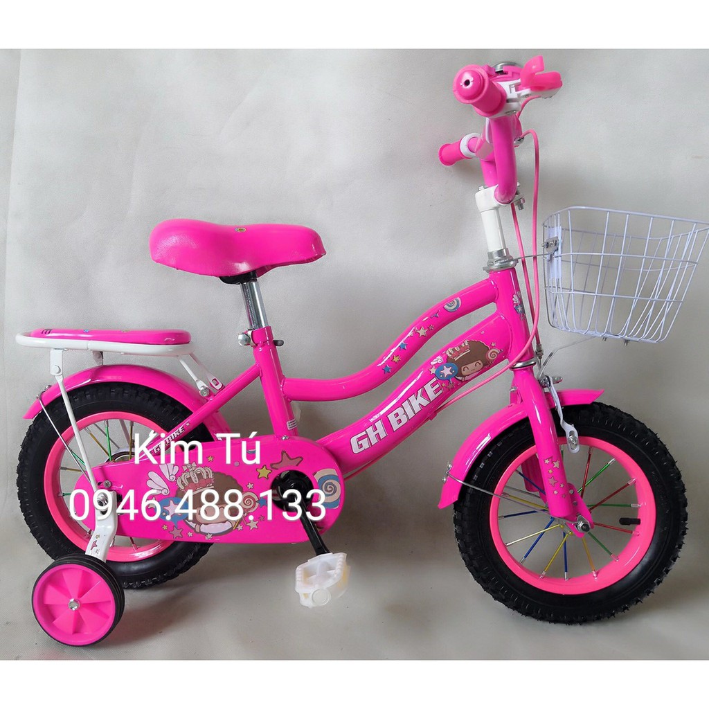 Xe đạp trẻ em 12in bé gái GHbike