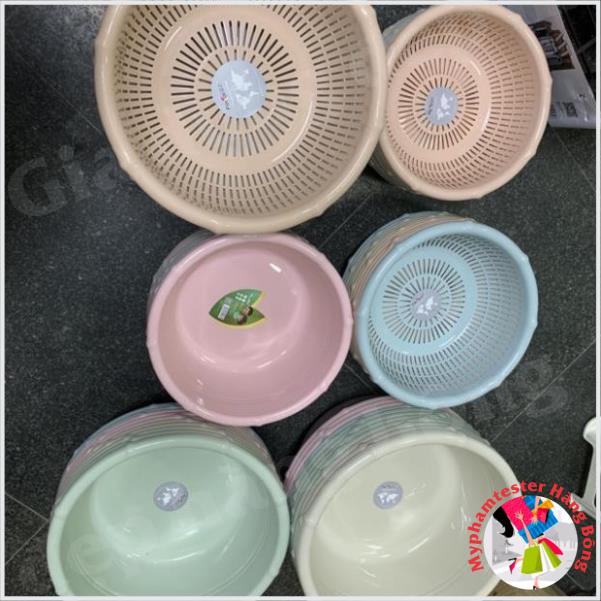 Chậu nhựa nhập khẩu cao cấp 4 cỡ phong cách Hàn quốc