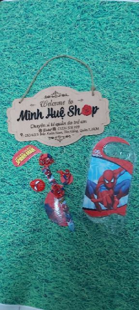 Set đồng hồ điện tử Spiderman SIÊU HOT hiện nay 1 sản phẩm nhưng có thể thay đổi mặt đồng hồ thành 4 kiểu