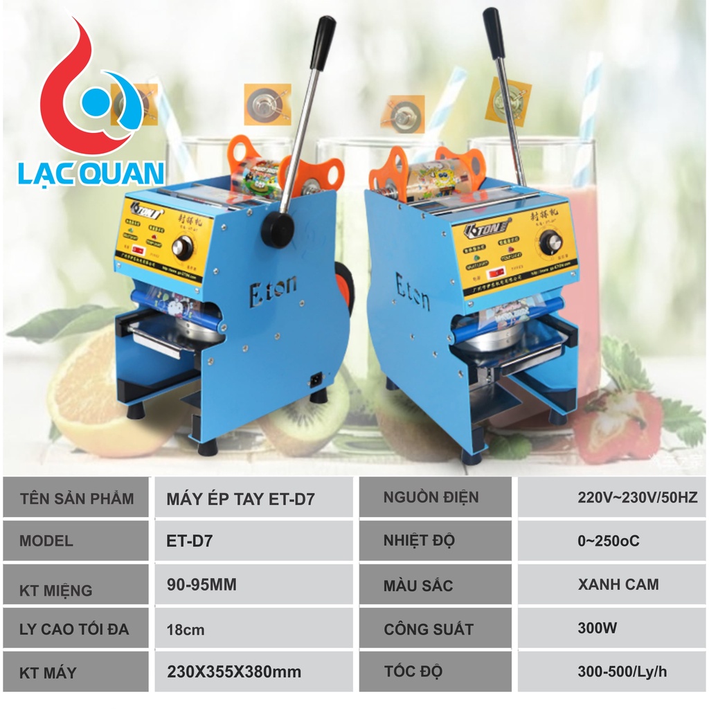 MÁY DẬP TAY ETON D7 - MÁY SIÊU BỀN