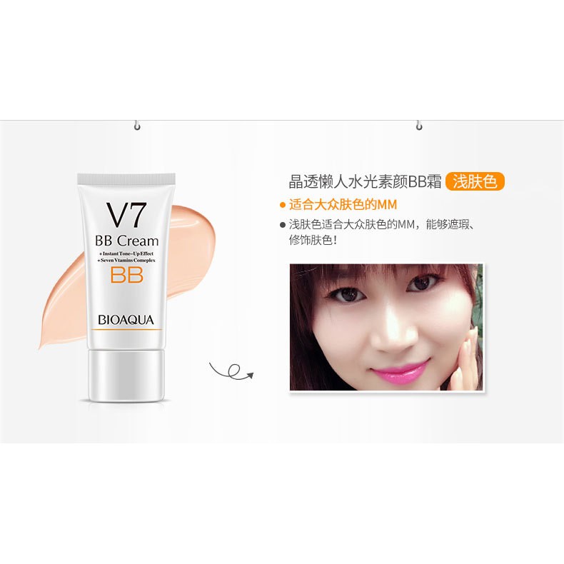 Kem nền BB Cream V7 Bioaqua