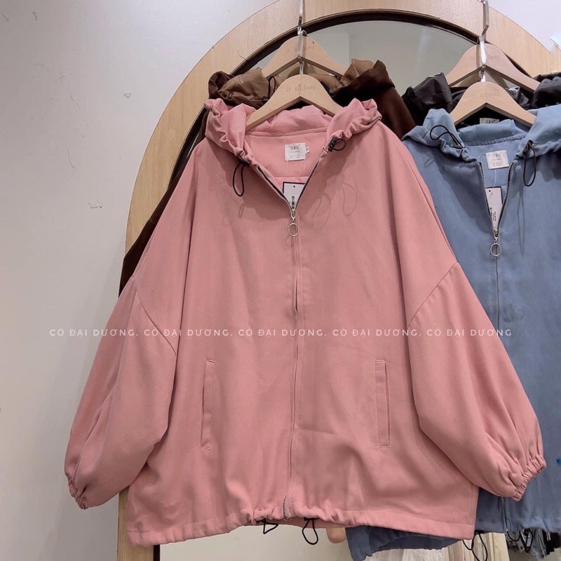 Áo khoác tăm trơn